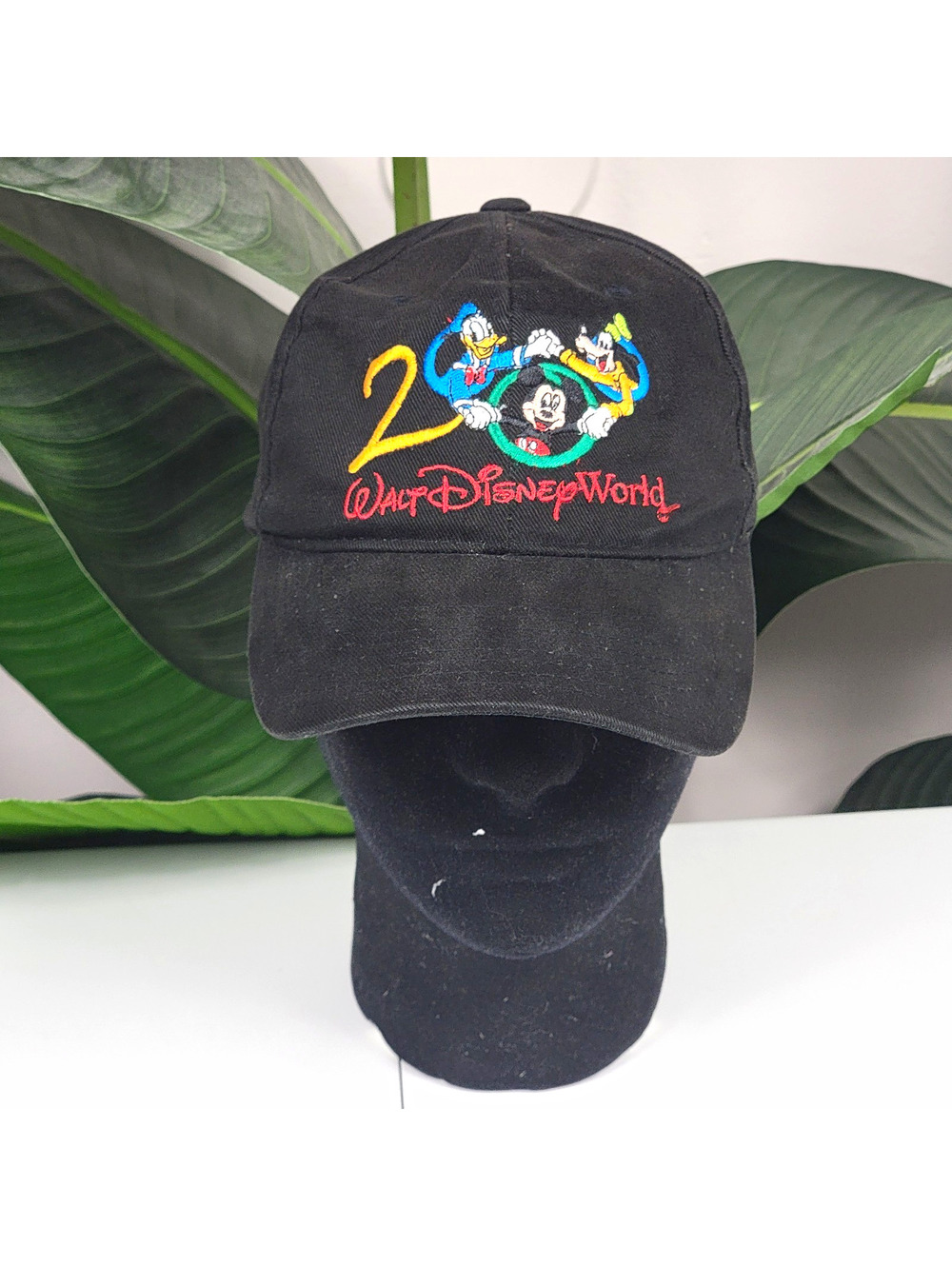 Vintage 2000 Disney World Dad Hat Black Adjustable Baseball